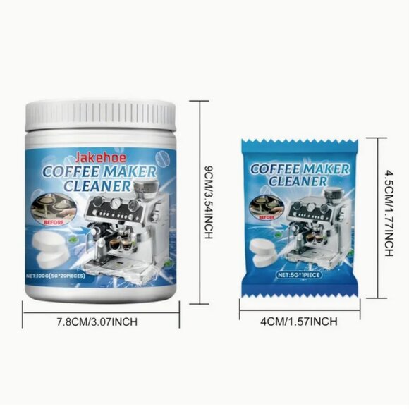 Coffee Machine Cleaning Tablets - Descaler/Oil Remover for Automatic/Semi - Picture 1 of 2